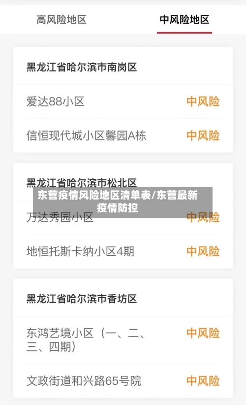 东营疫情风险地区清单表/东营最新疫情防控-第3张图片