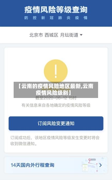 【云南的疫情风险地区最新,云南疫情风险级别】-第2张图片