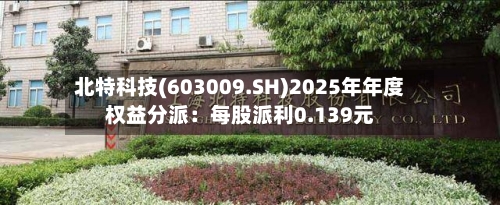 北特科技(603009.SH)2025年年度权益分派:每股派利0.139元-第2张图片