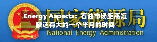 Energy Aspects:石油市场距离短缺还有大约一个半月的时间-第3张图片